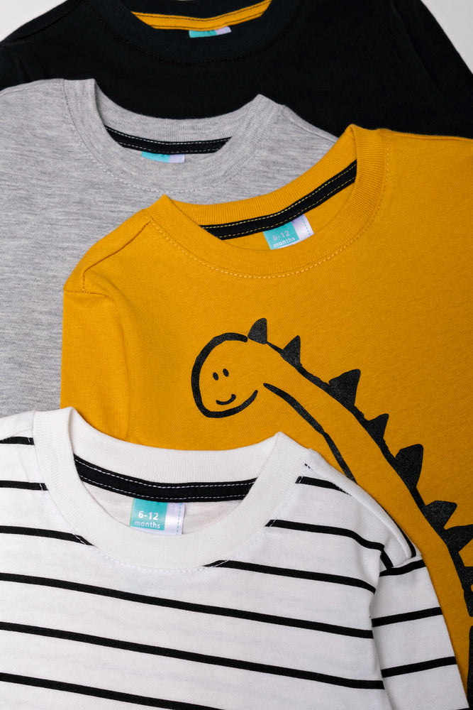 4 Pack T-Shirts Multi