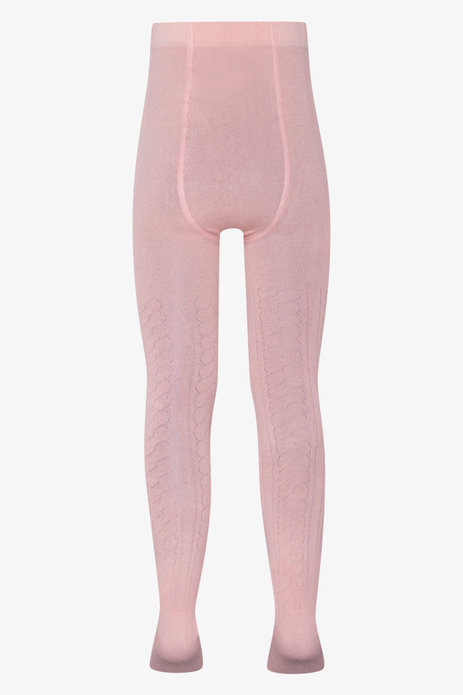 2 Pack Tights Pink And Cream (3)