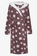 Hooded Gown Brown