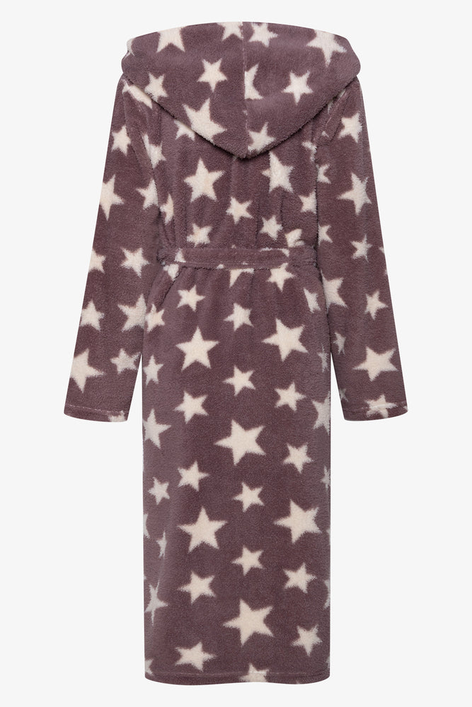 Hooded Gown Brown