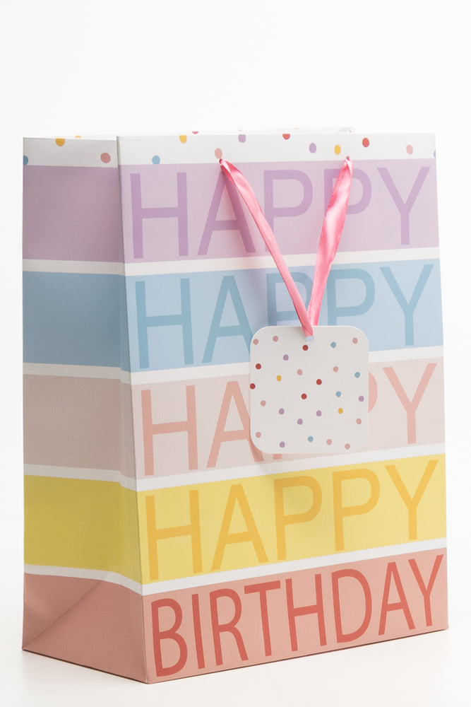 Happy Birthday Gift Bag Multi