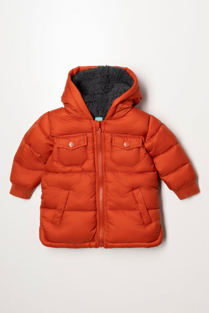 Puffer Jacket Orange