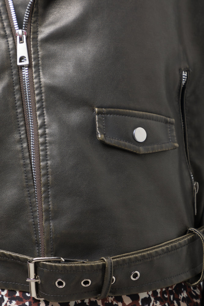 Biker Jacket Dark Grey (3)