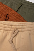 3 Pack Trackpants Natural & Green (1)