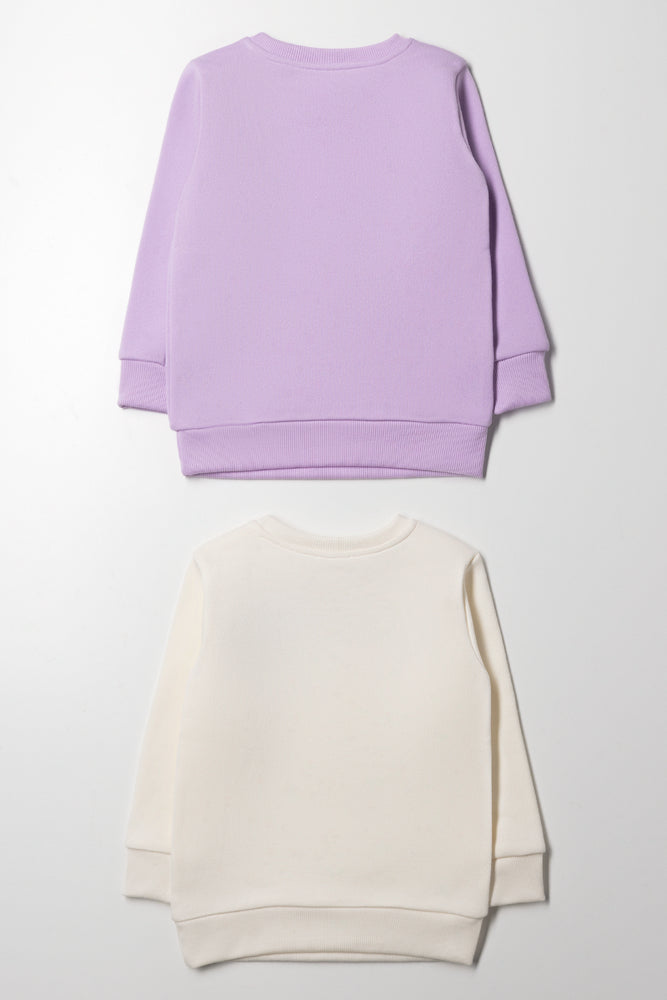 Barbie  2 Pack Tracktops Cream And Purple (3)