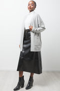 Mid Length Cardigan Grey (1)