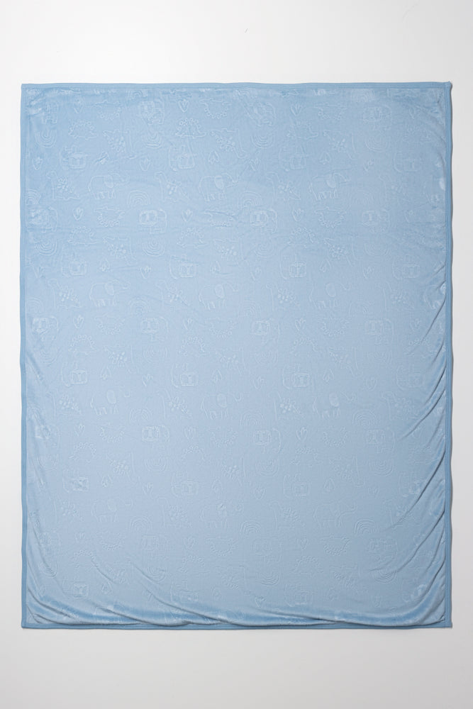 Fleece Blanket Light Blue (2)