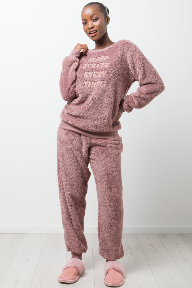 Long Sleeve Pyjamas Natural