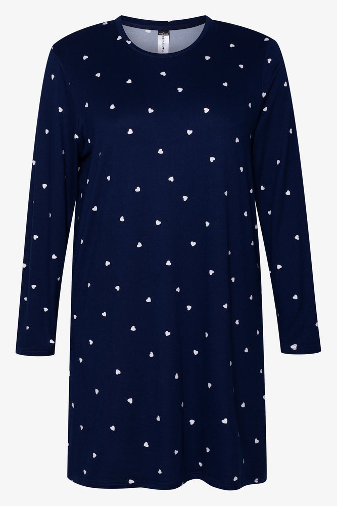 Spotted Sleepshirt Navy