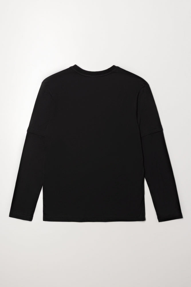 Long Sleeve T-Shirt Black (2)