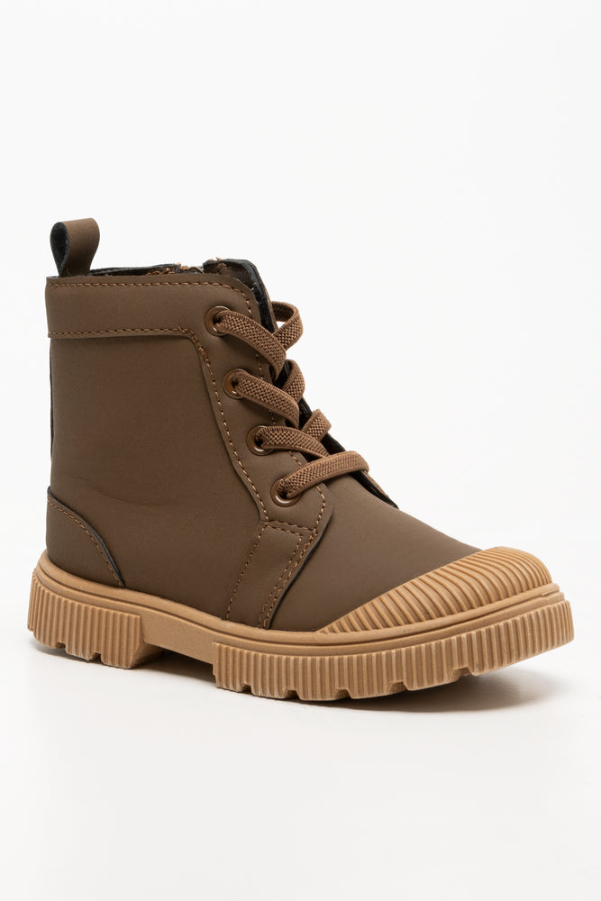 Combat Boots Tan