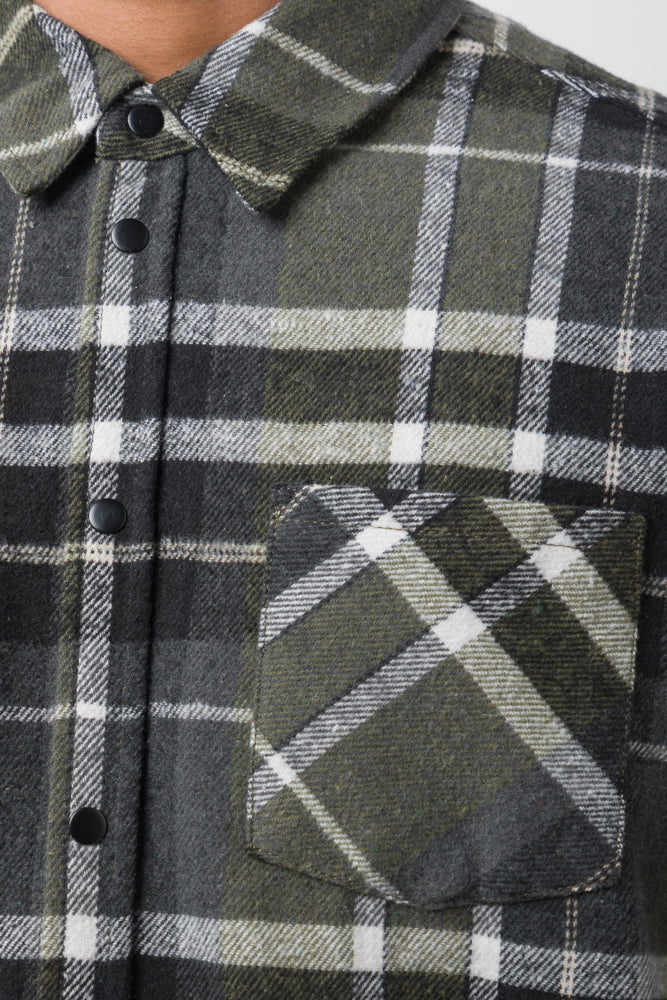Flannel Shirt Green (3)
