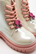 Barbie Lace Up Boots White (2)