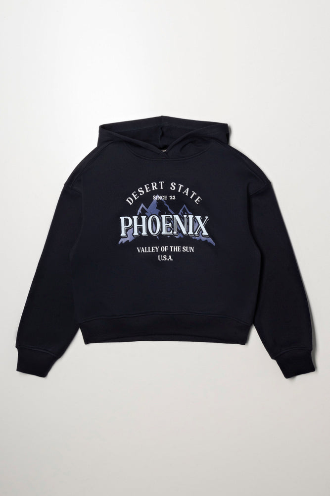 Hooded Tracktop Navy