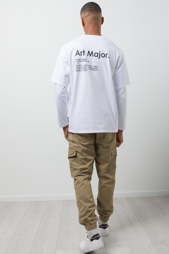 Long Sleeve T-Shirt Cream (2)
