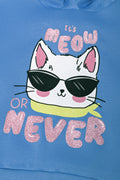 2 Pack Cool Cat Hoodies Blue And Pink (1)