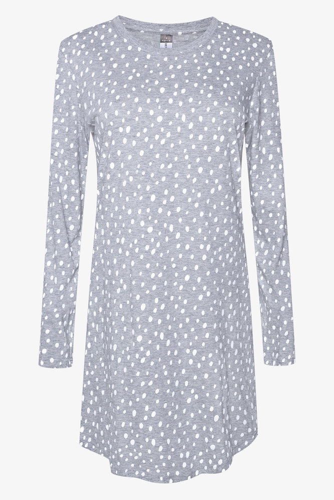 Spotted Sleepshirt Grey
