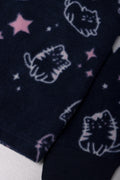 2 Pack Cat Pyjamas Set Pink And Navy (1)