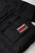 Hooded Puffer Jacket Black (1)