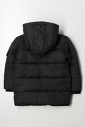 Hooded Puffer Jacket Black (2)