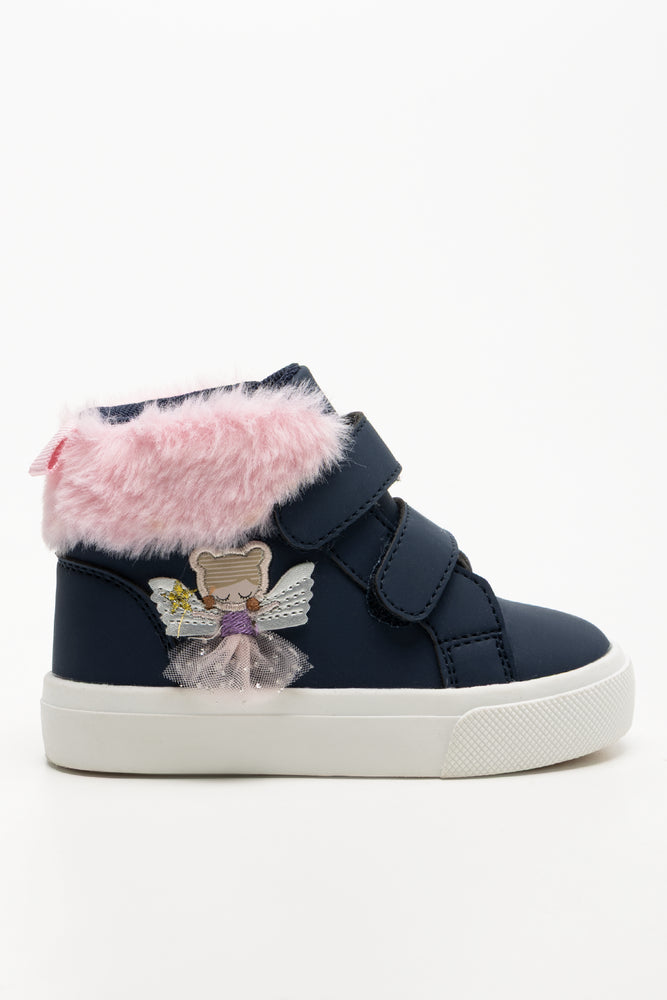 Bunny High Top Sneakers Navy (1)