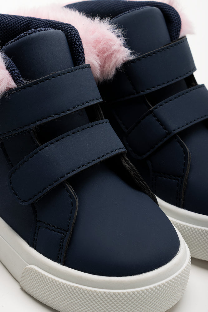 Bunny High Top Sneakers Navy (2)
