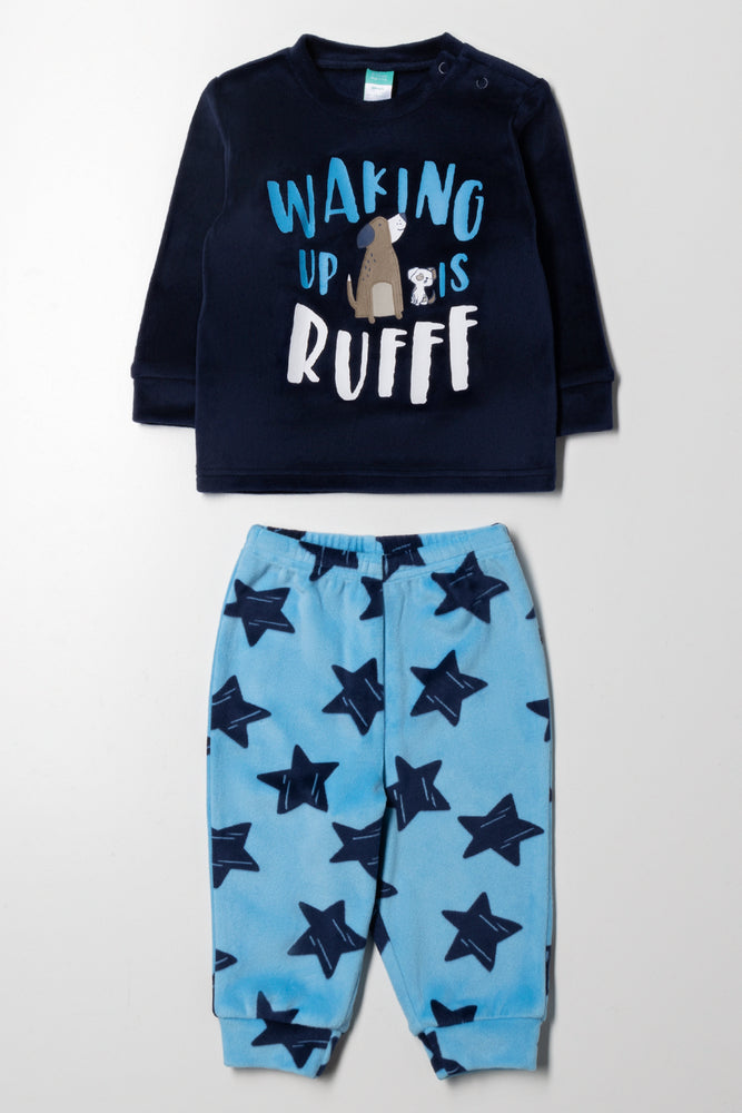 Ruff Pyjama Set Navy