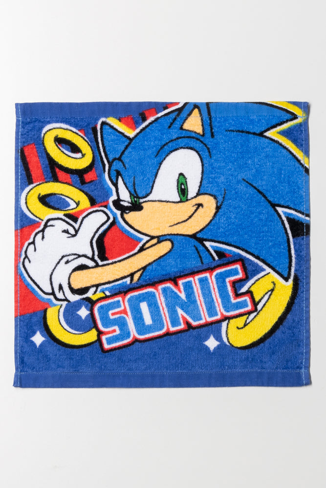 Sonic Face Cloth Navy