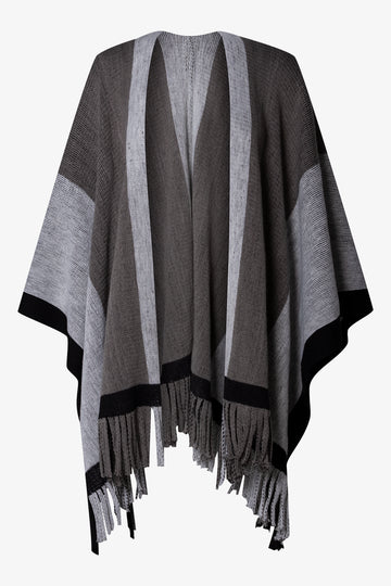 Stripe Shawl Grey