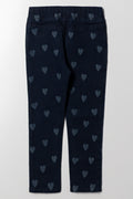 Heart Jeggings Dark Blue (2)