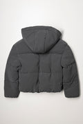 Hooded Puffer Jacket Dark Grey (2)