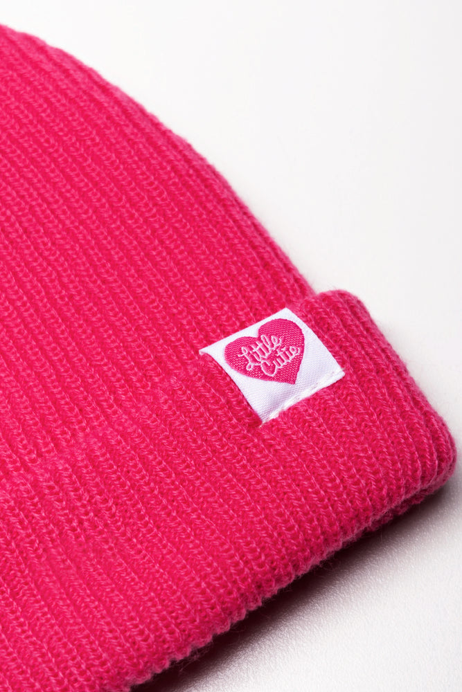 Beanie Bright Pink (1)