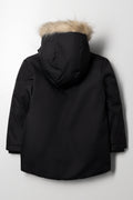 Hooded Parka Jacket Black (2)