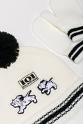 Beanie And Mittens Set Light Blue (1)