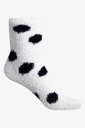 2 Pack Chunky Socks Black & Cream (1)