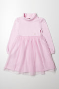 Turtleneck Dress Pink