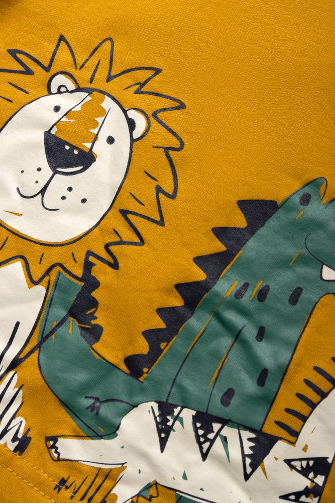 Animals T-Shirt Yellow