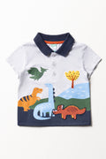 Dinosaur Golfer Grey