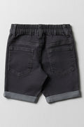 Snoopy Denim Shorts Dark Grey (3)