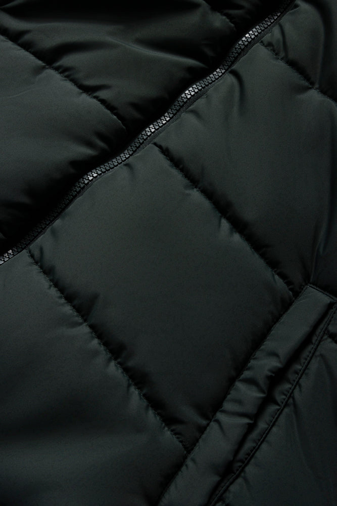 Hooded Puffer Jacket Green
