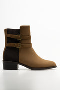 Double Buckle Boots Natural (1)