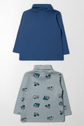 2 Pack Polonecks Navy And Blue (2)