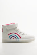 Rainbow High Top Sneakers White