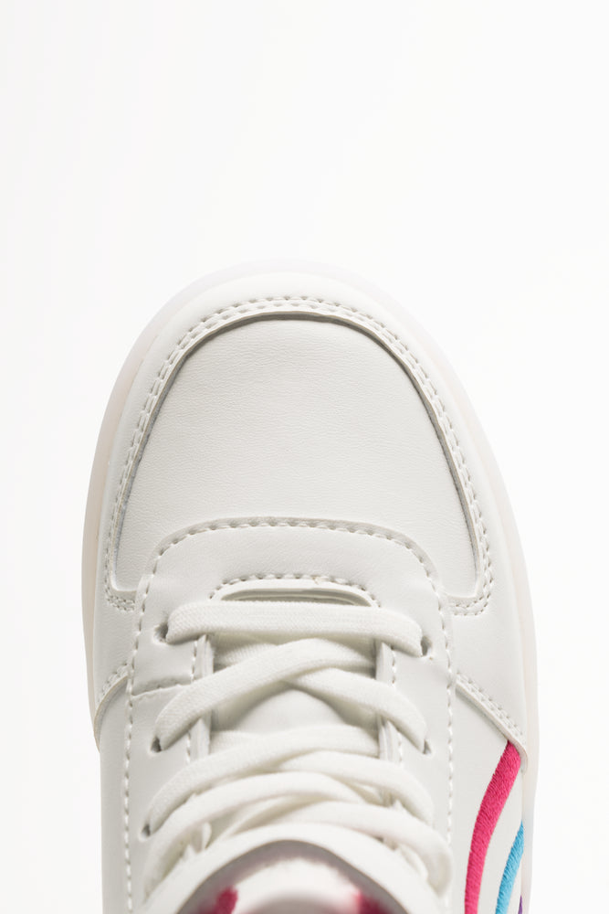 Rainbow High Top Sneakers White (4)
