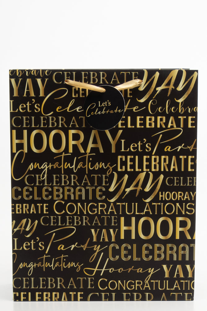 Celebrate Gift Bag Black