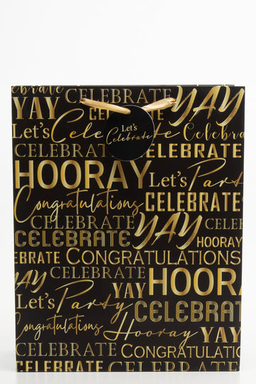 Celebrate Gift Bag Black