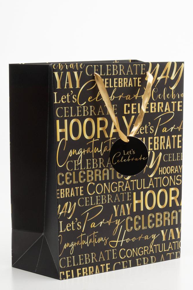 Celebrate Gift Bag Black