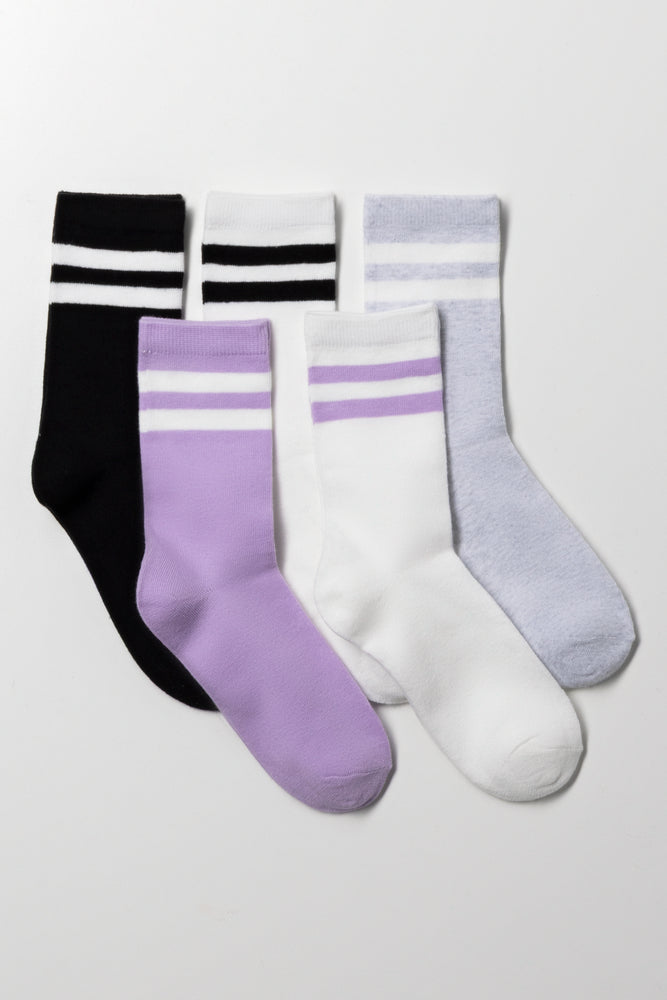 5 Pack Socks Multi