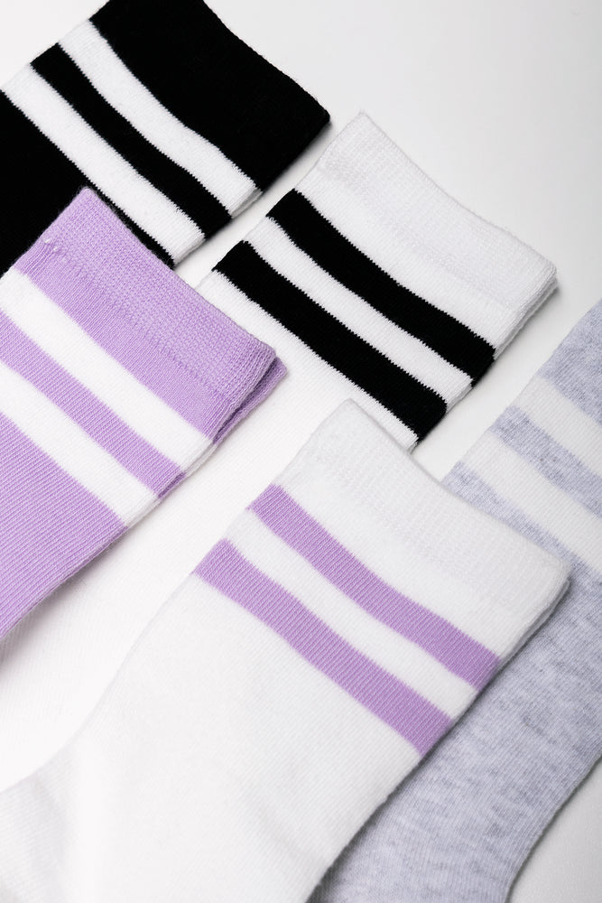 5 Pack Socks Multi