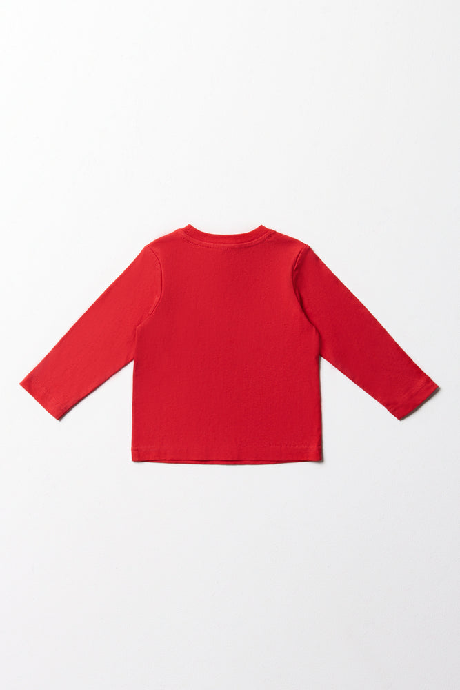 Long Sleeve T-Shirt Red (3)